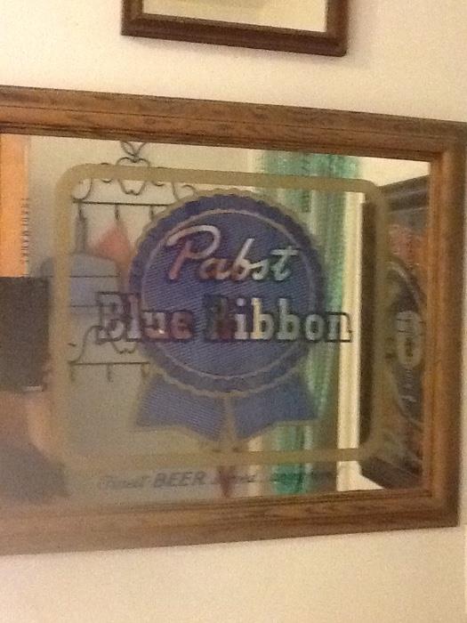 Pabst Blue ribbon sign