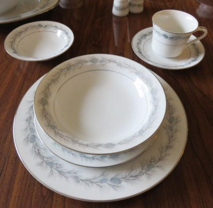 Vintage Style House Fine China "Duchess" Dish Set, Made in Japan. Service for 12 