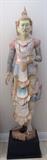 6-½' Carved Antique Burmese "Angel" (front view)