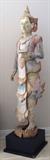 6-½' Carved Antique Burmese "Angel" (side view)