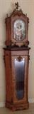 OUTSTANDING ITALIAN INLAID WOOD AND ORMOLU CLOCK CASE