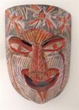 Hand Carved and Painted Wood Mask