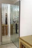 Beveled Mirror 2-panel Hinged Screen