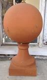 Large Terra Cotta Ball Finial