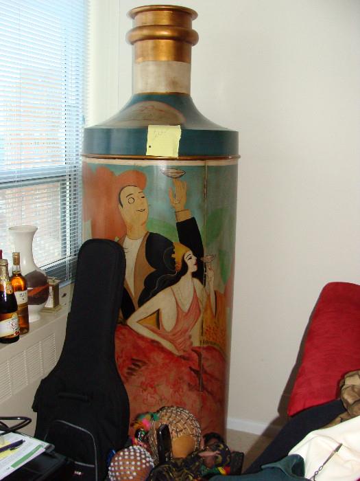 Need a place to put your wine? how about in a wine bottle?