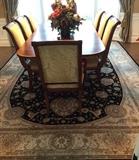 10' x 13'.5 Nourison Machine Made Wool Rug - DINING ROOM SET NOT AVAILABLE