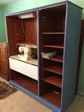 sewing cabinet (doors removed for moving)
