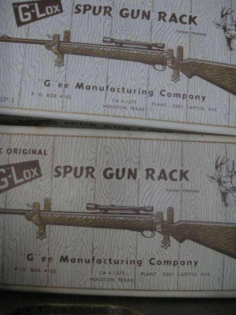 vintage spurs for gun rack holder