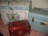 Vintage and New Jewelry boxes and cases
