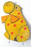 Paper Mache Hippo Hanger