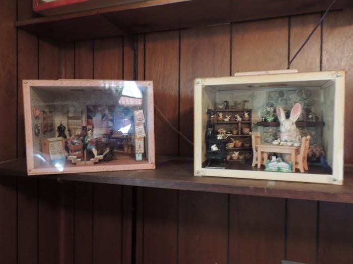 More of the doll house dioramas.