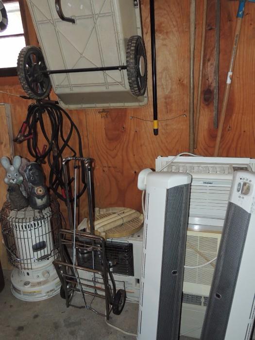 electric heaters, kerosene heater, window air conditioners