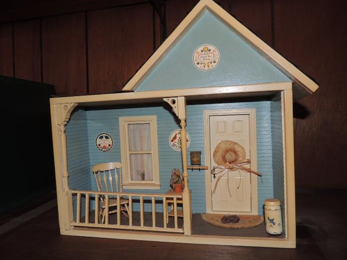 doll house diorama cottage