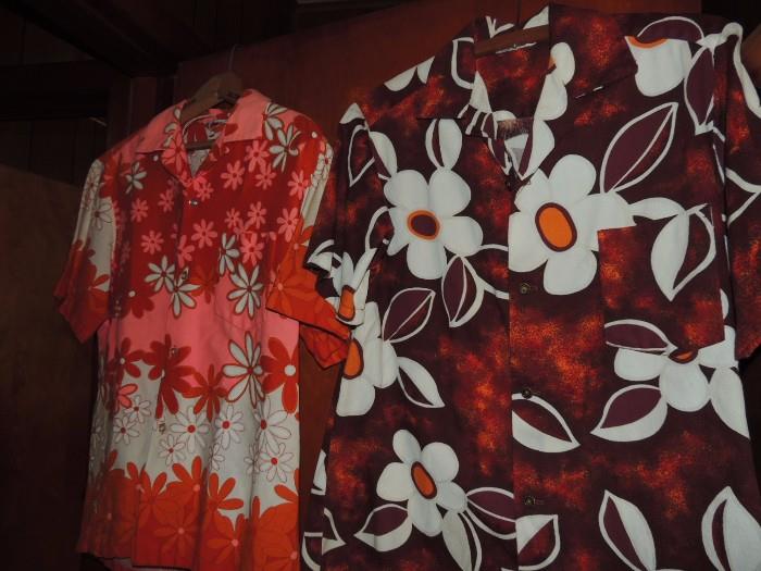 1950's Hawaiian shirts purchased in Hawaii.