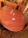 1960 teak bi fold dinning table from Art furn made Denmark 
