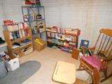 Books Lots of Danielle Steele hard cover. Some old soft covers novels.
Comic Books (new), Rocking Chair, Old School Desk. High School and College Yearbooks (Ga. Tech, Ga. State, Russell H.S., Hapeville H.S., Riverdale High School, etc.), Old Hardy Boys and Nancy Drew Series Books