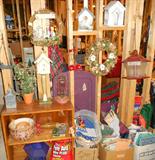 Outdoor Seasonal Flags (100 of them), Garden Decor, Bird Feeders, etc.