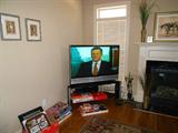 One of many televisions in the house.