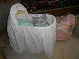 Travel Bassinet and bedding