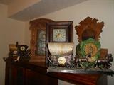 More Clocks, Deco Clocks, Western Covered Wagon Style clock.