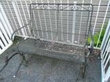 Wrought Iron Glider
