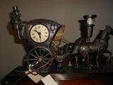 United Clock - Several of them with horse drawn carriage.