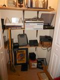 Recording equipment, 8 mm equipment, Turntables, etc.