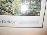 Ralph Fasanella - Americas Labor Heritage signed print.