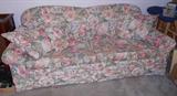 Floral sofa