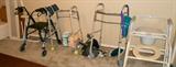 Invacare Walker, Corex Walker with seat & storage, Toilet boost, Potty Chairs, Other Medical Equipment.