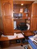 Very nice Computer Desk - armoire style