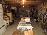 View of one section of the basement.