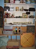 Vintage Radios, Games, Old Tins, Tools, etc.