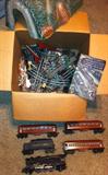 Lionel 675 Engine and Tender, Three Pullman Passenger Cars, Railroad Track and accessories.