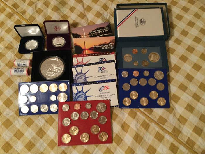 VERY LG COLLECTION OF COINS