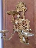 French Neo Classical Brass 3 Arms Sconce 