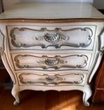 Pair of French Provincial Night Stands  and Pair of French Provincial Dressers       