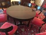 Robsjohn Gibbings for Widdicomb (Modern Early Label) Table  10 Chairs
