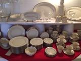 This Is A Beautiful Set Of Lenox Solitaire China. We Have 93 Pieces! There Are Several Other Pieces Of Lenox That Compliments This Set For Sale.