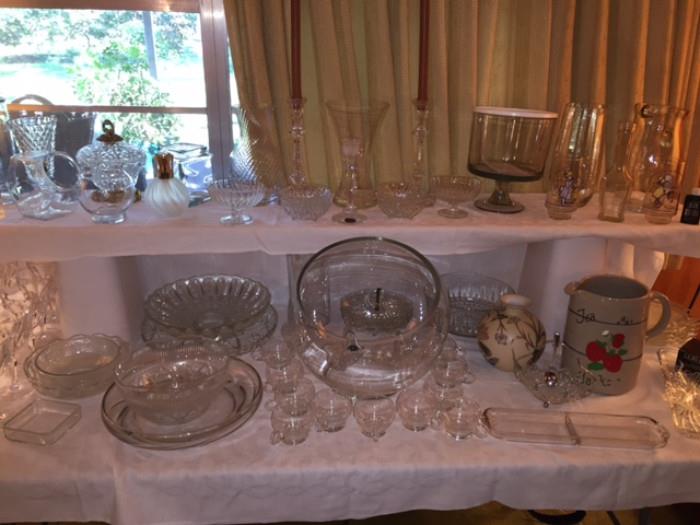 Is Anyone Looking For A Punch Bowl? This Punch Bowl Is A Must See!  It Is Gorgeous And Would Be The Talk Of The Table.  We Also Have An Extra Glass Punch Ladle.  