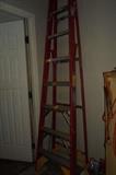 tall fiberglass ladder