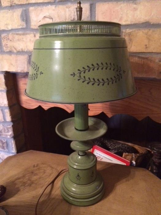 Vintage Tin Lamp