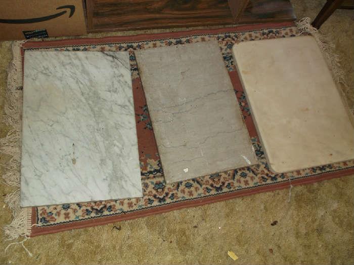 Pieces of marble