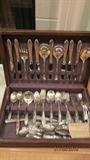 ANTIQUE SILVERPLATE SET