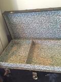 inside view of travel trunk