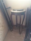 side table with granite top