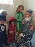 part of doll collection