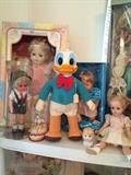 Donald Duck and dolls