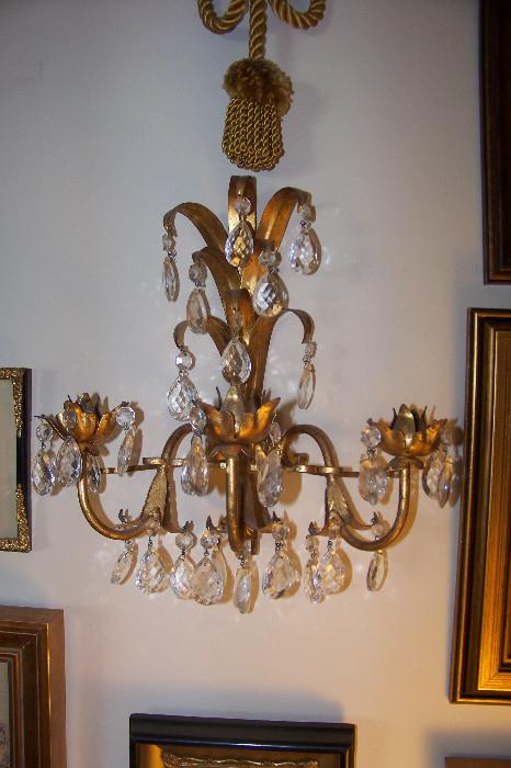 One of a pair of Italian sconces