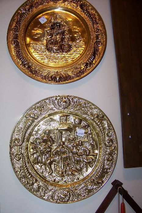 Brass platters